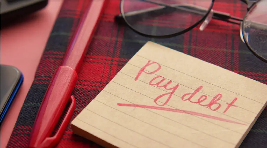 Pay debts
